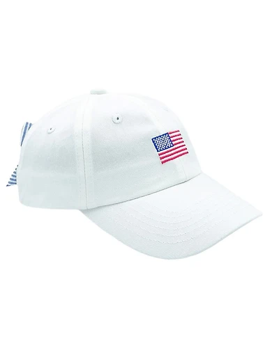 American Flag Bow Baseball Hat