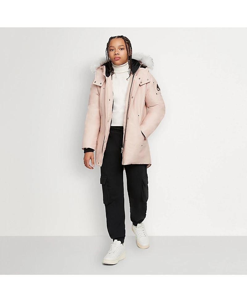 Moose Knuckles Unisex Parka with Shearling Hood - Little Kid, Big Kid