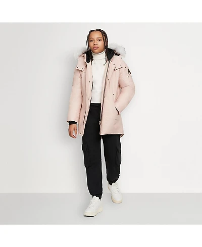 Moose Knuckles Unisex Parka with Shearling Hood - Little Kid, Big Kid