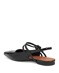 Women's Hermine Pointed Toe Double Strap Flats