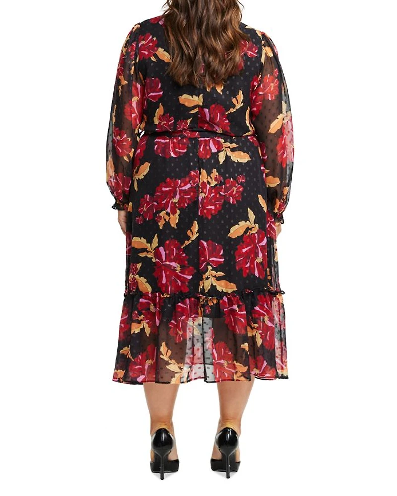 Midnight Petal Dress