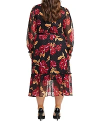 Midnight Petal Dress