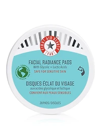 Facial Radiance Pads with Glycolic & Lactic Acids Exfoliating AHA