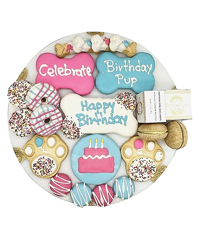 Bonne et Filou Happy Birthday Themed Dog Treats Gift Box