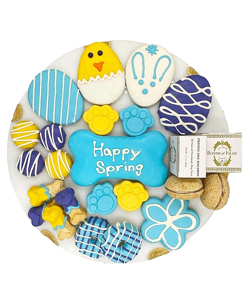 Bonne et Filou Easter-Spring Themed Dog Treats Gift Box
