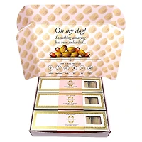Bonne et Filou Combo Gift Pack of 3-Boxes Dog Macarons (3x Strawberry) - Count of 18