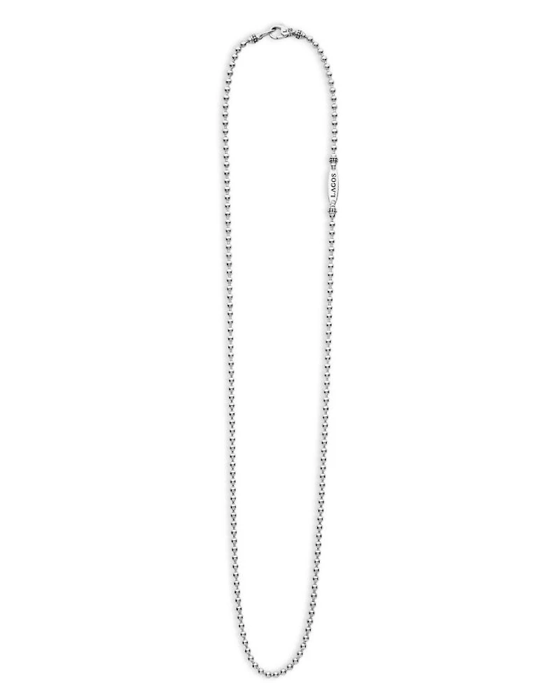 Men's Sterling Silver Anthem Ball Chain Pendant Necklace Collection - Exclusive