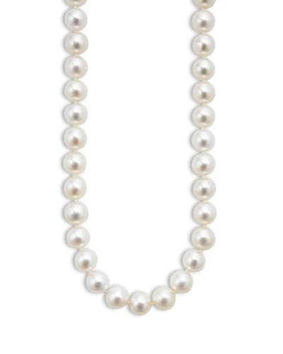 18K Yellow Gold & Sterling Silver Luna Cultured Freshwater Pearl Collar Necklace, 18"