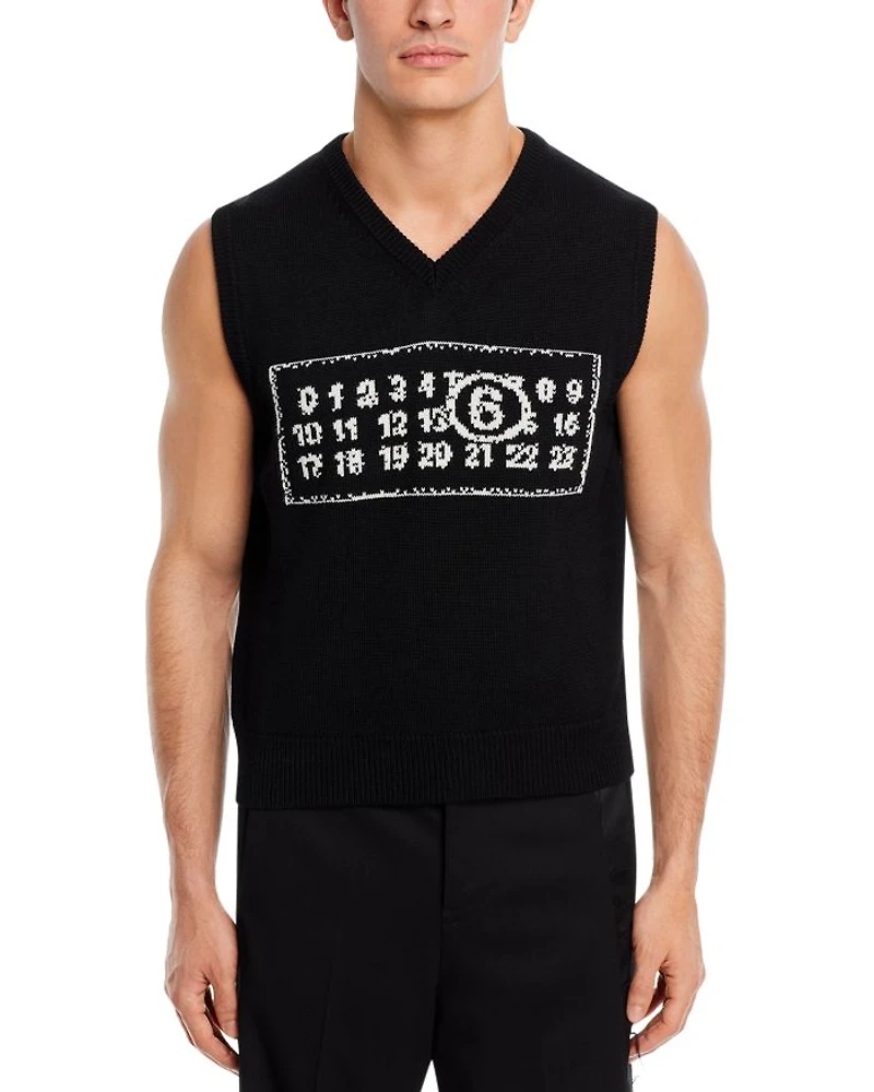 Jacquard Sweater Vest