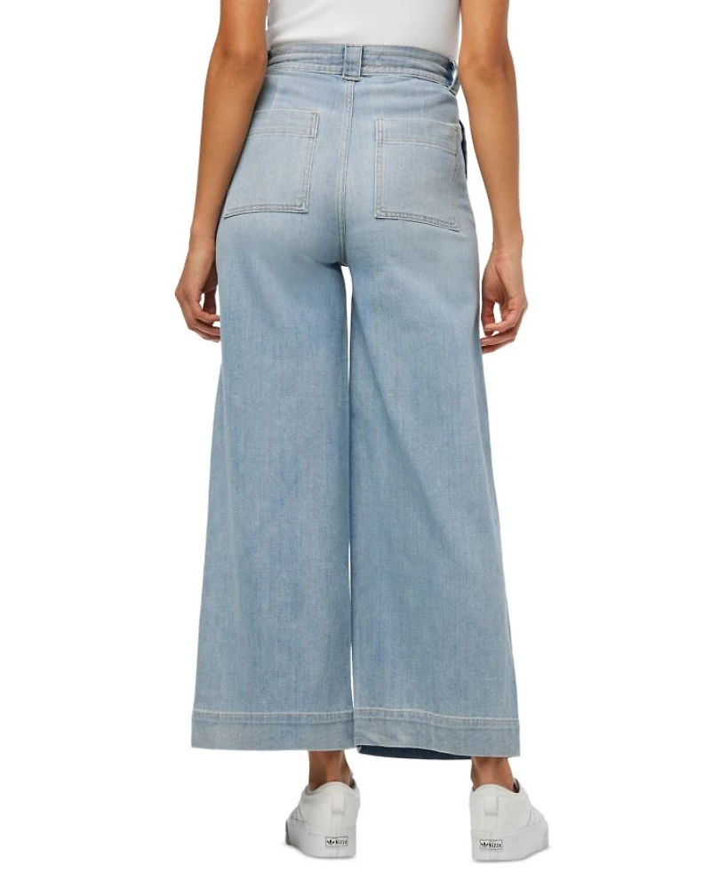 The Addison High Rise Cropped Wide Leg Jeans Admiration