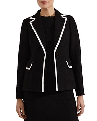 Cici Tipped Tweed Jacket