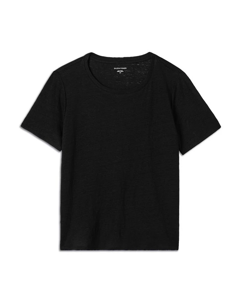 Linen Crewneck Tee