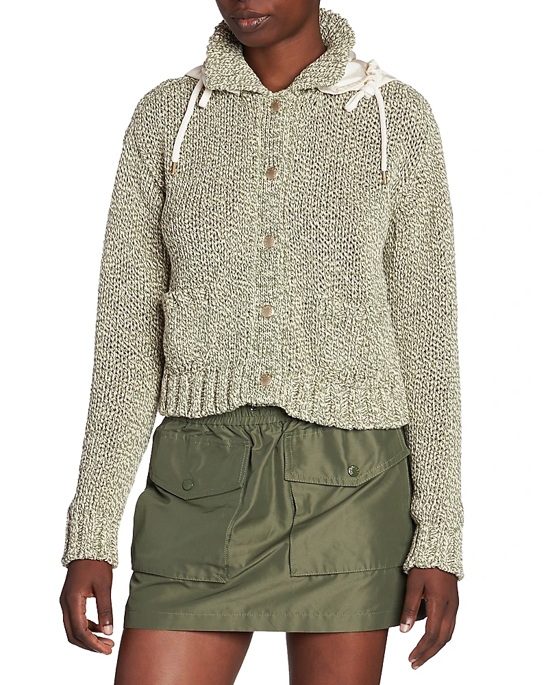 Moncler Hooded Cardigan