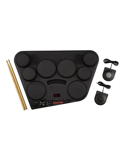 DD75AD Portable Digital Drum Kit with Drum Sticks and 2 Foot Pedals
