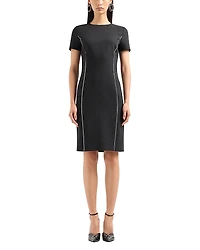 Emporio Armani Cady Tech Fabric Dress
