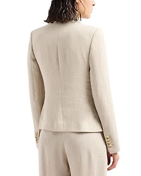 Textured Linen Blend Blazer
