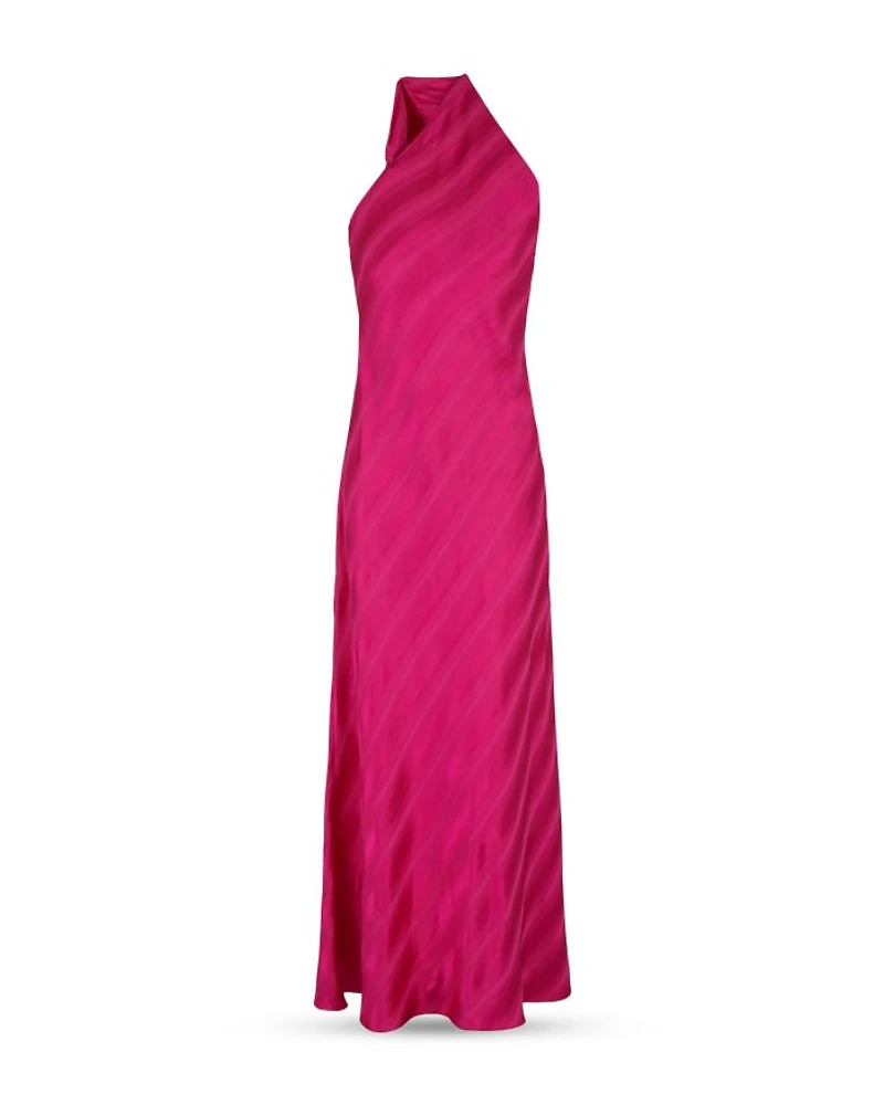 Wrap Neck Maxi Dress