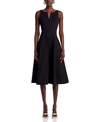 Paneled Midi Dress