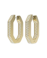 Dextera Crystal Pavé Geometric Earrings