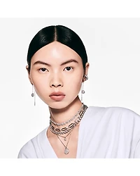 Imber Round Cut Tennis Necklace, 17.72"