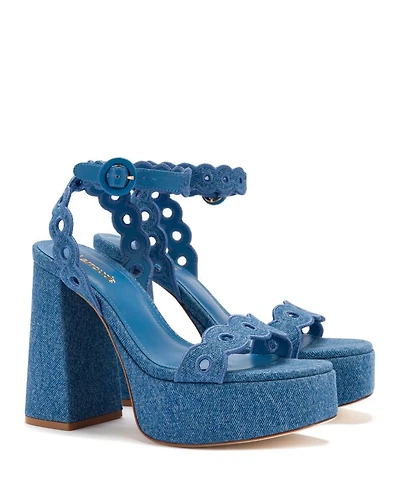 Women's Dolly Broderie Slip On Sandals