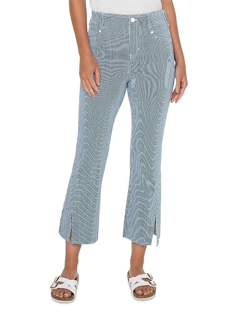 Liverpool Los Angeles Gia Glider High Rise Crop Flare Leg Jeans