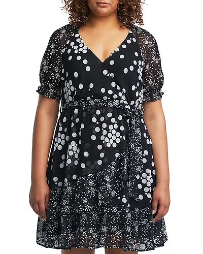 Estelle Plus Dayla Ruffled Dress