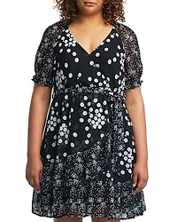 Estelle Plus Dayla Ruffled Dress