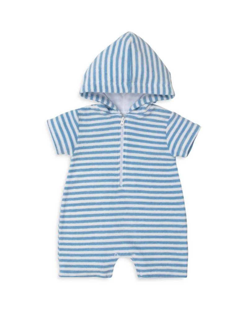 Hooded Terry Romper - Baby