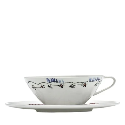 Marni Anemone Milk Tea/Coffee Cup & Saucer