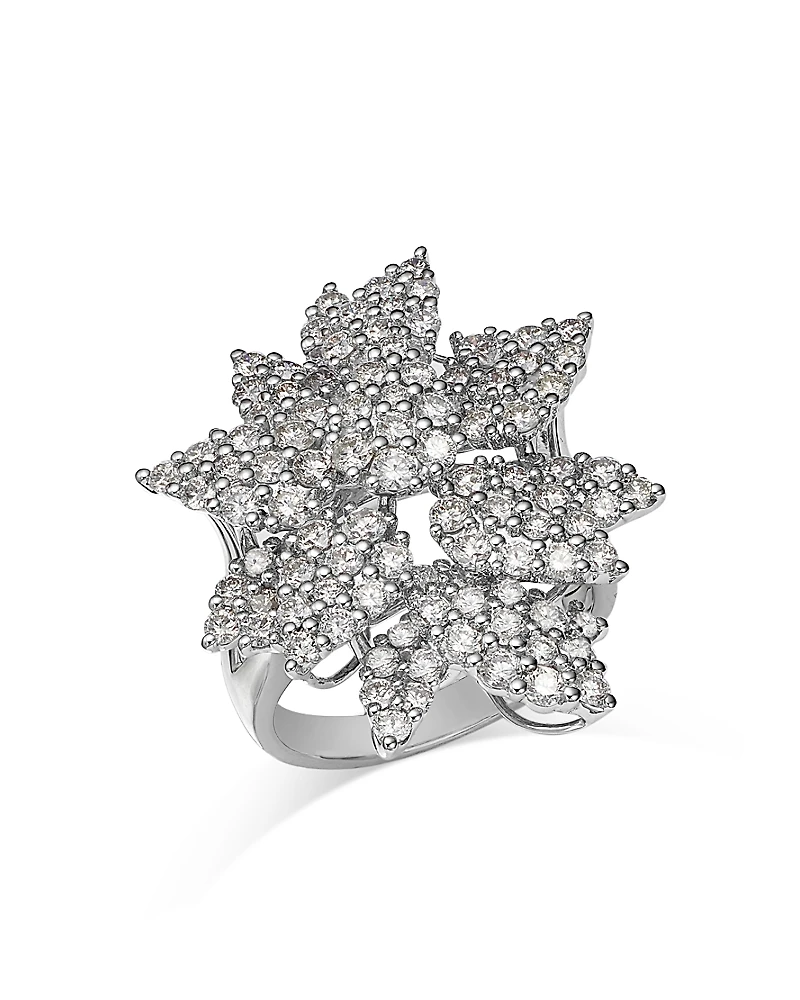 Bloomingdale's Fine Collection Diamond Flower Ring