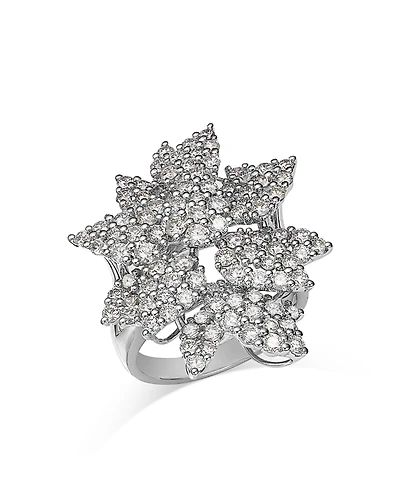 Bloomingdale's Fine Collection Diamond Flower Ring