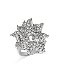 Bloomingdale's Fine Collection Diamond Flower Ring