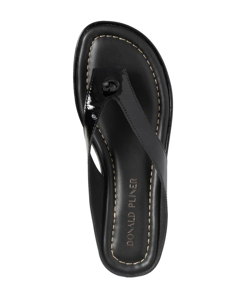 Women's Slip On Thong Platform Sandals