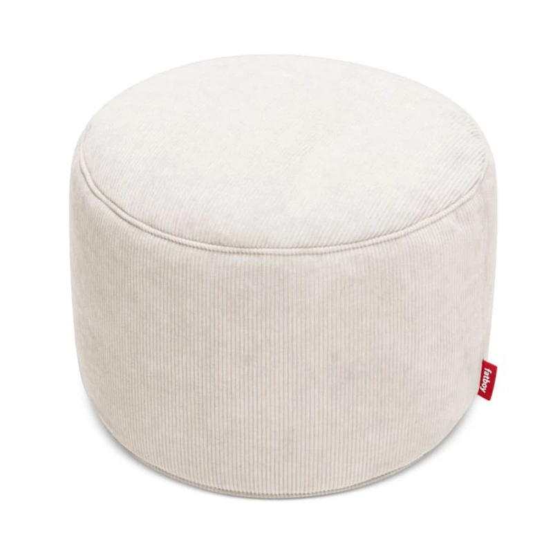 Point Ribbed Cord Pouf