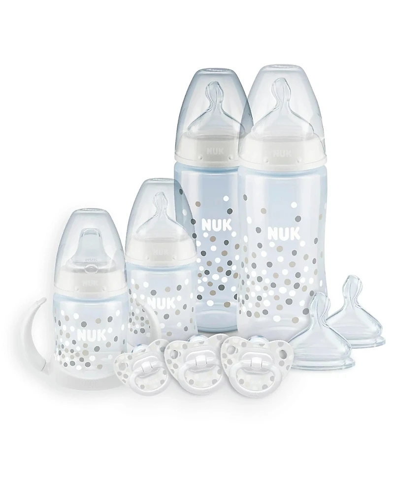 Nuk 11 Piece Smooth Flow Pro Anti Colic Baby Bottle Newborn Gift Set