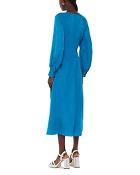 Serpent Jacquard Midi Dress