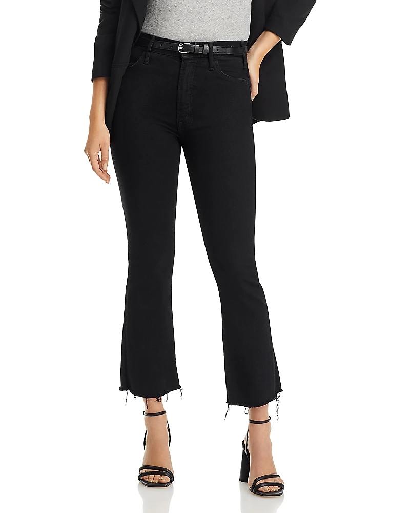 Mother The Lil' Hustler Petites Ankle High Rise Cropped Bootcut Jeans