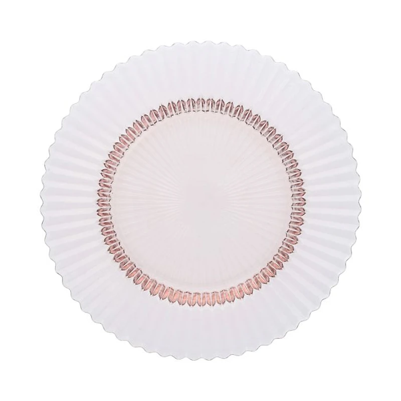 Archie Pink Dessert Plate, Set of 4