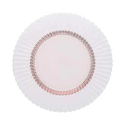 Archie Pink Dessert Plate, Set of 4