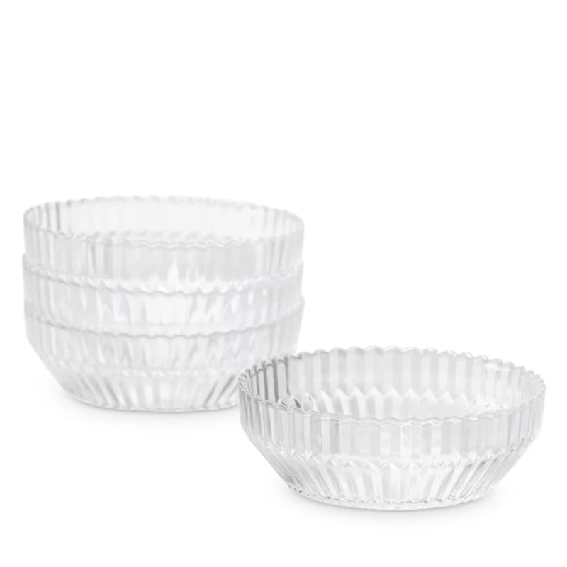 Archie Clear Cereal Bowl, Set of 4