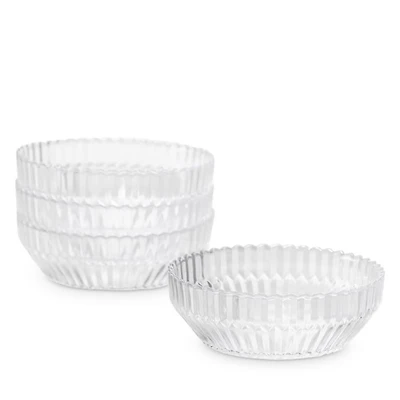 Archie Clear Cereal Bowl, Set of 4