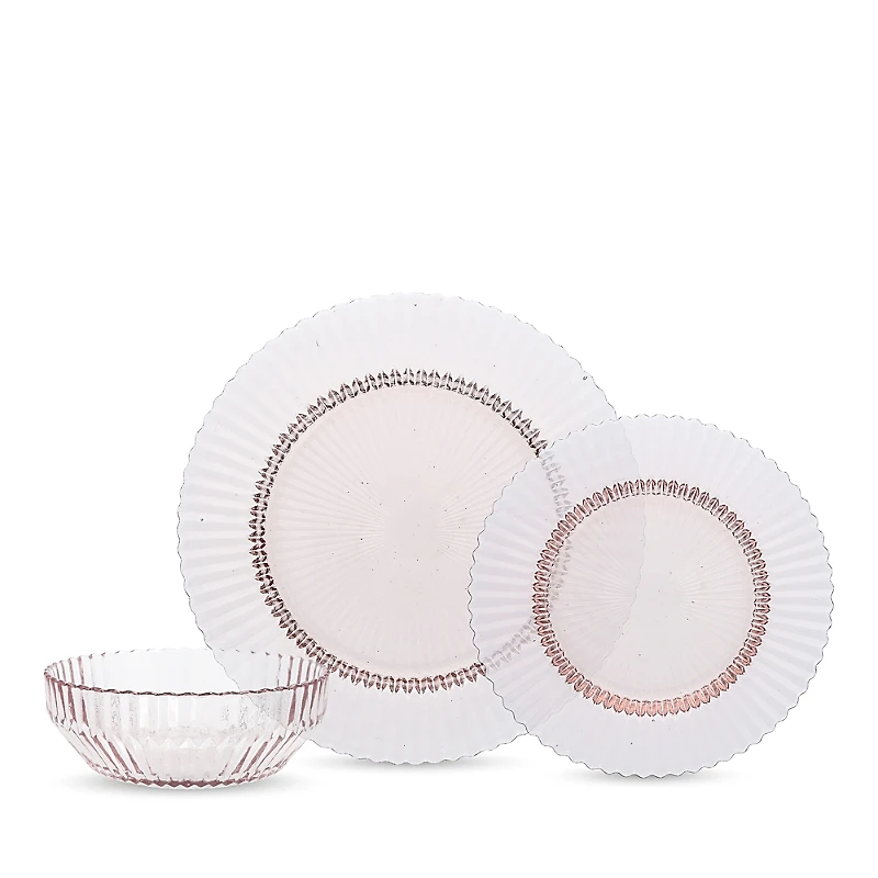 Fortessa Archie Pink 12 Piece Dinnerware Set