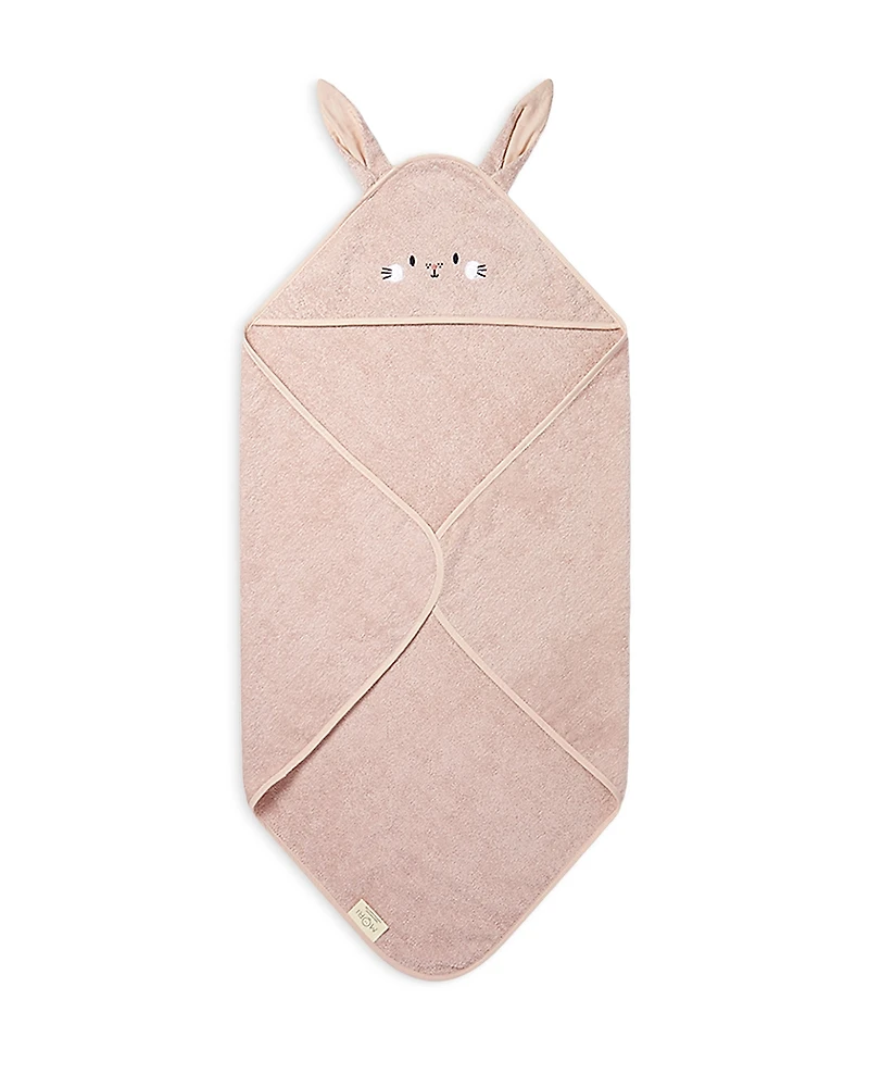 Mori Cotton Bunny Hooded Bath Towel - Baby