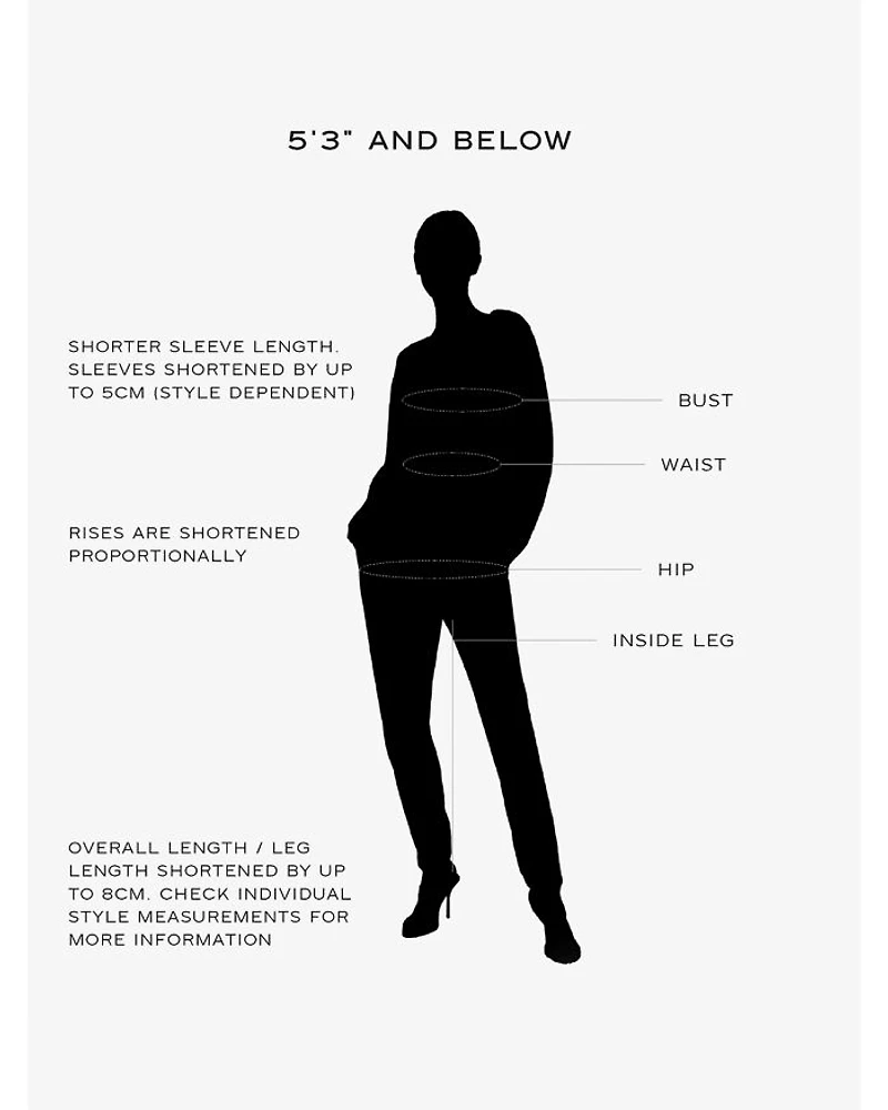 Petite Ameria Wide Leg Jeans Mid Blue