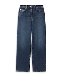 Selin Straight Jeans Mid Blue