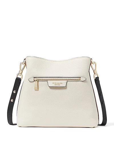 kate spade new york Hudson Color Blocked Pebbled Leather Shoulder Bag