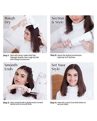 AireLuxe Professional Ionic Hair Dryer & Brush Set