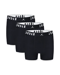 Jordan Boys' Flight Cotton Core Boxer Briefs, Pack of 3 - Big Kid