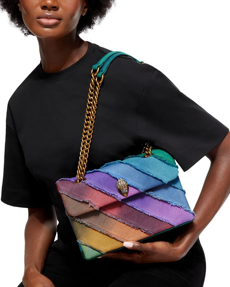 Kensington Multicolor Denim Crossbody Bag